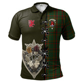 Clan Macnaughton Hunting Tartan Polo Shirt - Lion Rampant And Celtic Thistle Style YL61 Macnaughton Hunting Tartan Tartan Polo