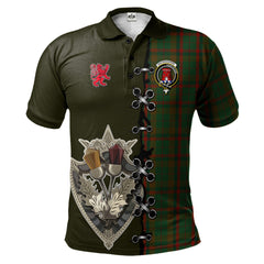 Clan Macnaughton Hunting Tartan Polo Shirt - Lion Rampant And Celtic Thistle Style YL61 Macnaughton Hunting Tartan Tartan Polo