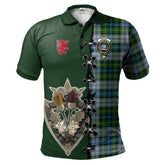 Clan MacNeil Dress Tartan Polo Shirt - Lion Rampant And Celtic Thistle Style GO91 MacNeil Dress Tartan Tartan Polo
