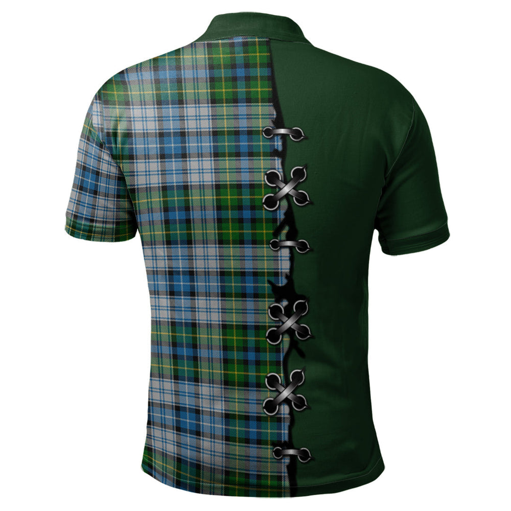 Clan MacNeil Dress Tartan Polo Shirt - Lion Rampant And Celtic Thistle Style GO91 MacNeil Dress Tartan Tartan Polo