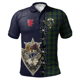Clan MacNeil of Colonsay Tartan Polo Shirt - Lion Rampant And Celtic Thistle Style LU21 MacNeil of Colonsay Tartan Tartan Polo