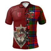 Clan MacNicol of Scorrybreac Tartan Polo Shirt - Lion Rampant And Celtic Thistle Style WR74 MacNicol of Scorrybreac Tartan Tartan Polo