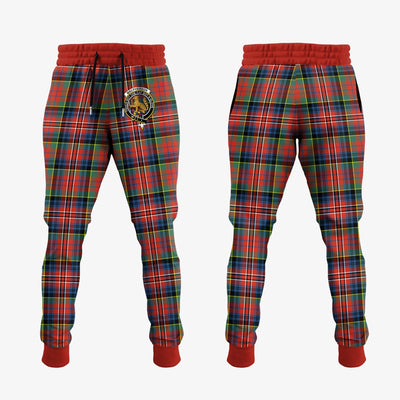 Clan MacPherson Ancient Tartan Crest Jogger Sweatpants GI76