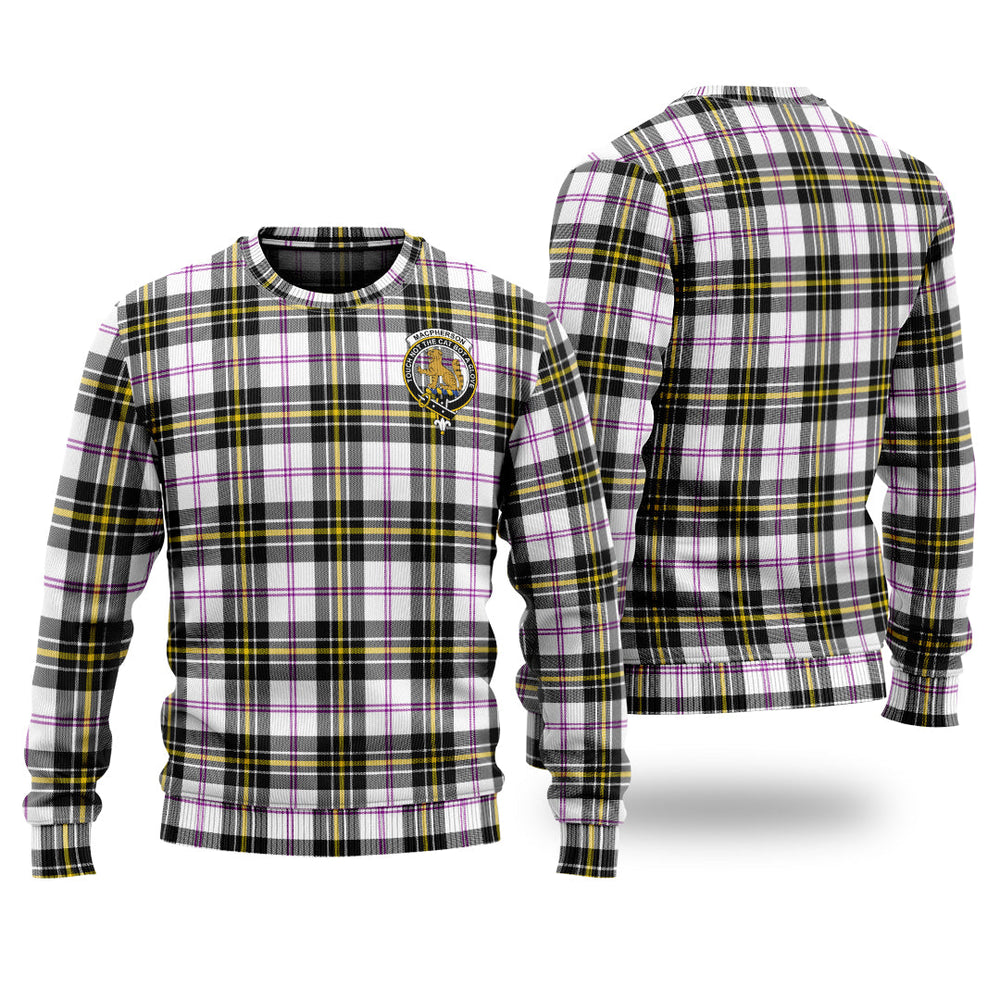 Clan MacPherson Dress Modern Tartan Christmas Ugly Sweater RZ96 MacPherson Dress Modern Tartan Tartan Sweater