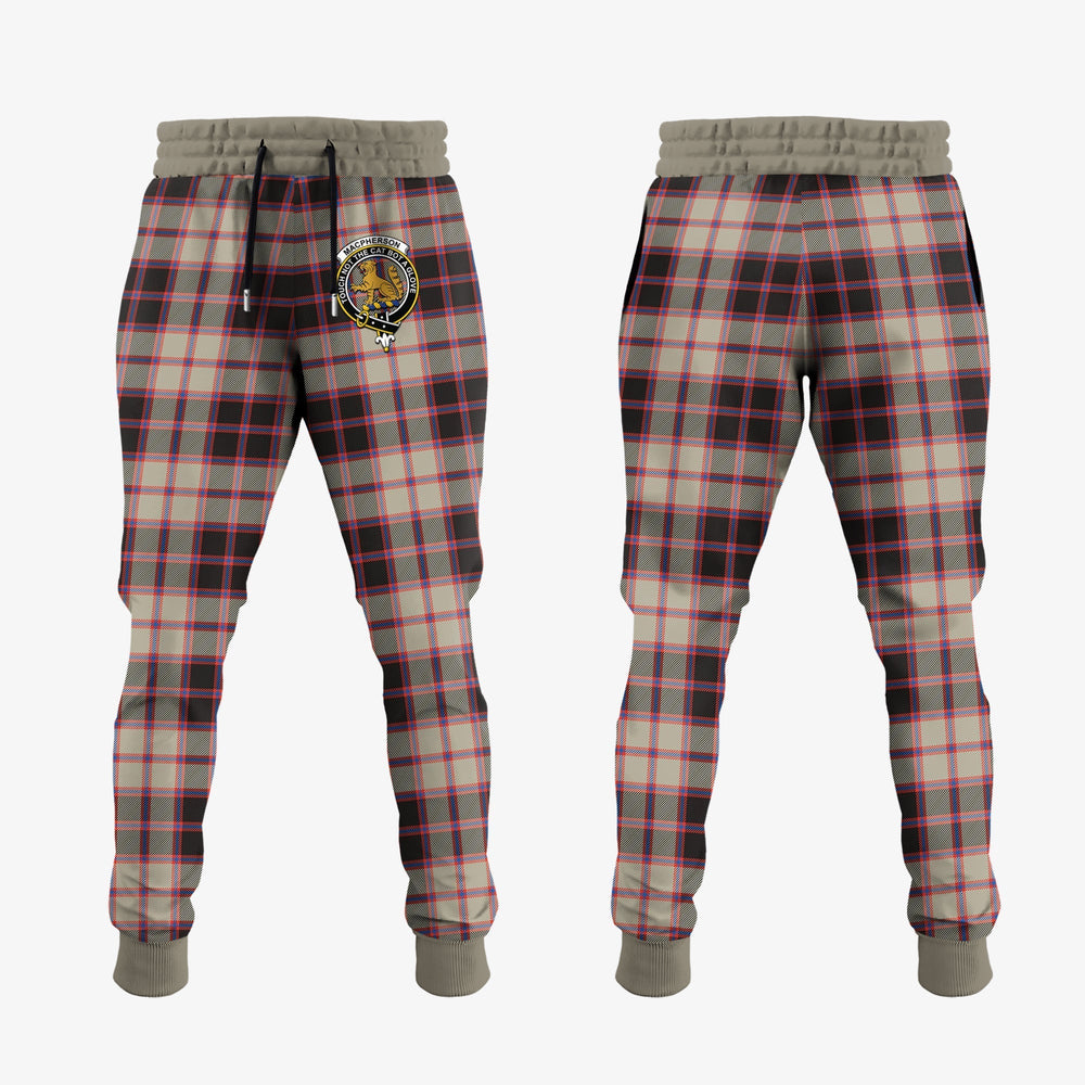 Clan MacPherson Hunting Ancient Tartan Crest Jogger Sweatpants MK65 Clan MacPherson Tartan Today