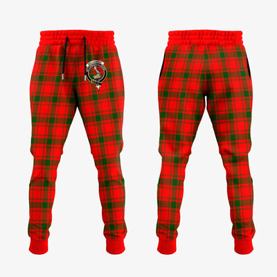 Clan MacQuarrie Modern Tartan Crest Jogger Sweatpants