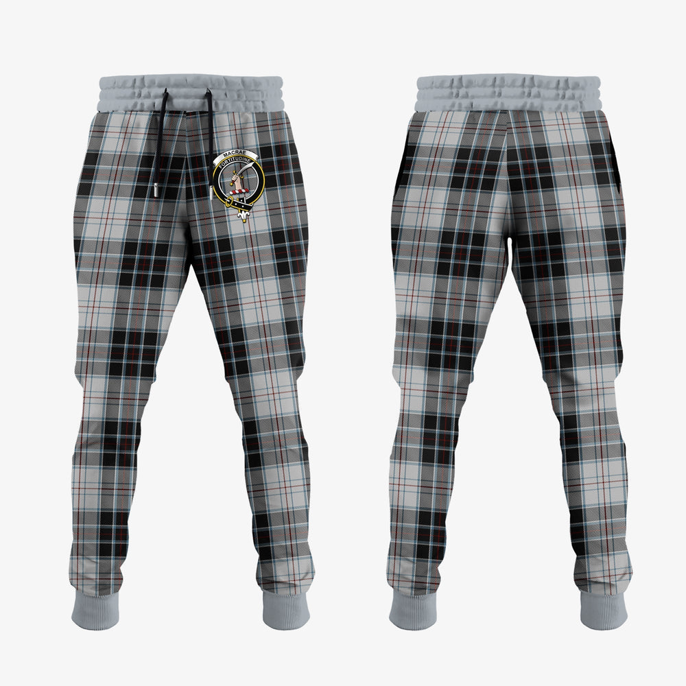 Clan MacRae Dress Tartan Crest Jogger Sweatpants GO46 Clan MacRae Tartan Today