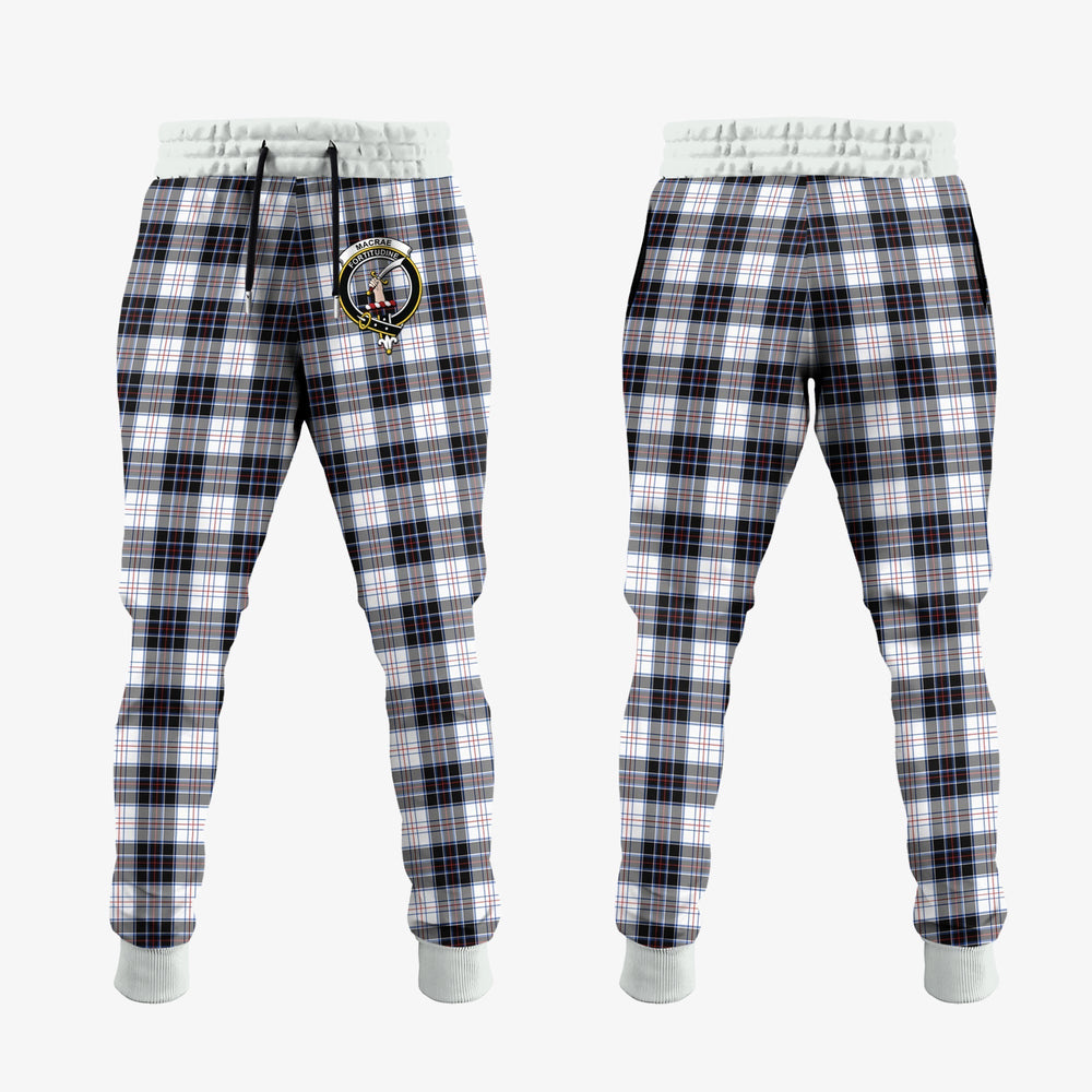 Clan MacRae Dress Modern Tartan Crest Jogger Sweatpants LG83 Clan MacRae Tartan Today