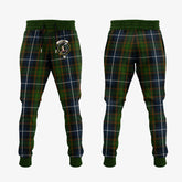 Clan MacRae Hunting Tartan Crest Jogger Sweatpants LS40 Clan MacRae Tartan Today