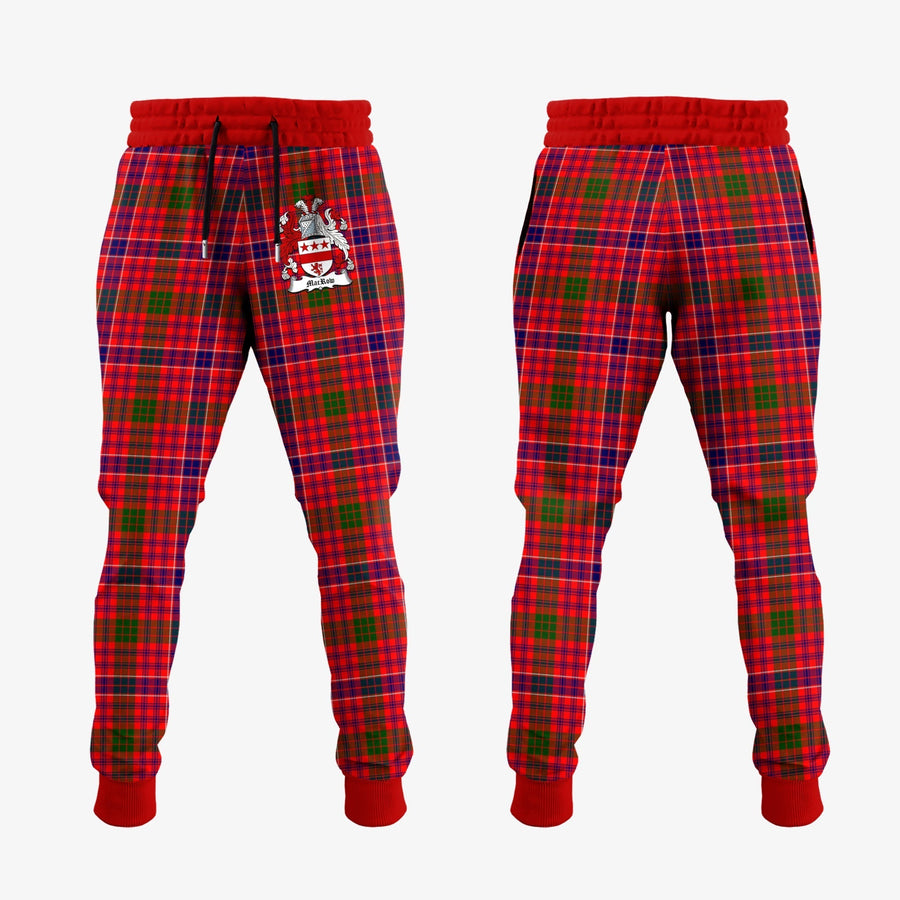 Clan MacRow Tartan Crest Jogger Sweatpants