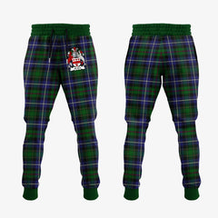 Clan MacRow Hunting Tartan Crest Jogger Sweatpants HI21 Clan MacRow Tartan Today