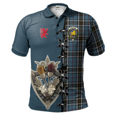 Clan MacTavish Dress Tartan Polo Shirt - Lion Rampant And Celtic Thistle Style ZX50 MacTavish Dress Tartan Tartan Polo