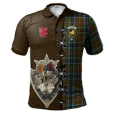 Clan MacTavish Hunting Tartan Polo Shirt - Lion Rampant And Celtic Thistle Style KH10 MacTavish Hunting Tartan Tartan Polo