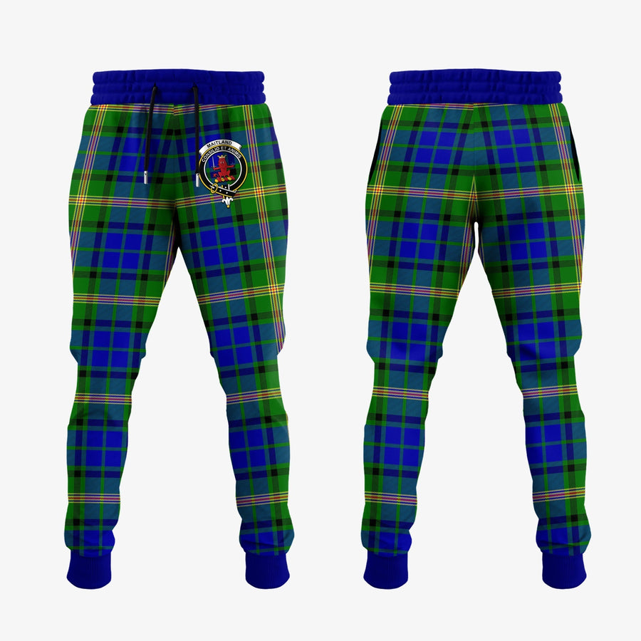 Clan Maitland Tartan Crest Jogger Sweatpants