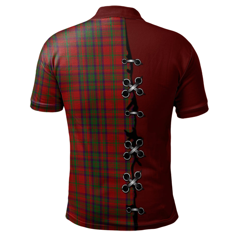 Clan Matheson Dress Tartan Polo Shirt - Lion Rampant And Celtic Thistle Style PZ18 Matheson Dress Tartan Tartan Polo
