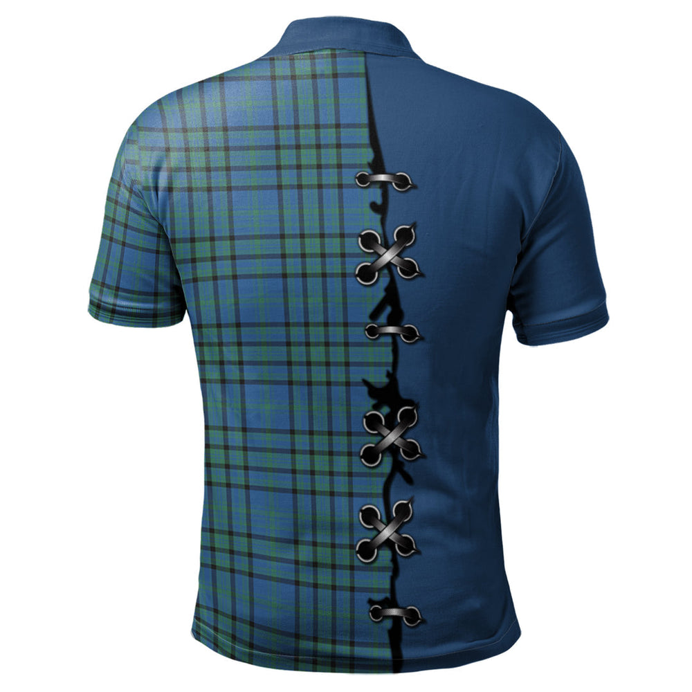 Clan Matheson Hunting Ancient Tartan Polo Shirt - Lion Rampant And Celtic Thistle Style XU34 Matheson Hunting Ancient Tartan Tartan Polo