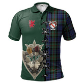 Clan McFadzen 02 Tartan Polo Shirt - Lion Rampant And Celtic Thistle Style FE56 McFadzen 02 Tartan Tartan Polo