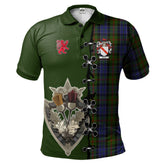 Clan McFadzen 03 Tartan Polo Shirt - Lion Rampant And Celtic Thistle Style AK53 McFadzen 03 Tartan Tartan Polo