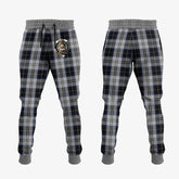 Clan Menzies Black Dress Tartan Crest Jogger Sweatpants OF75 Clan Menzies Tartan Today