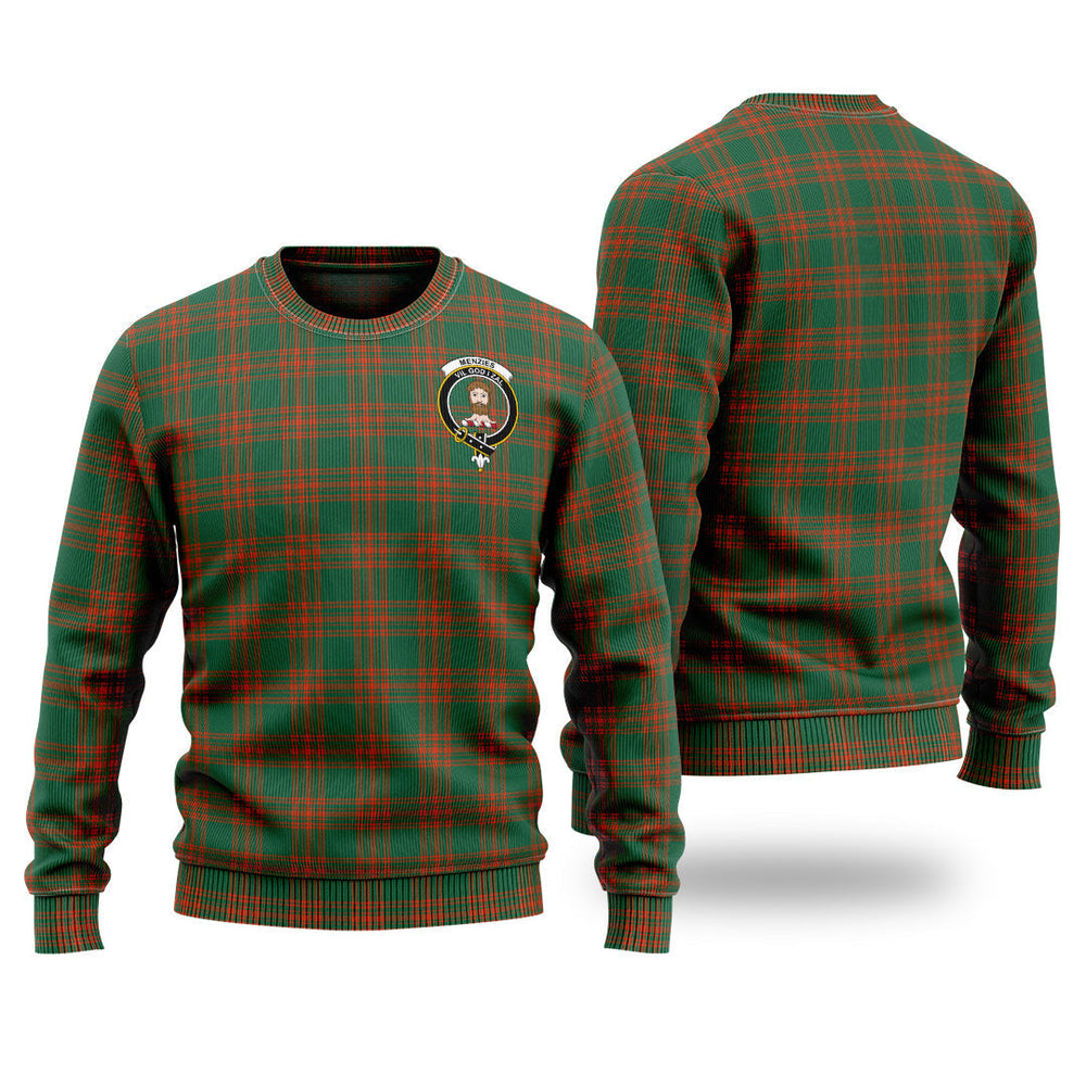 Clan Menzies Green Ancient Tartan Christmas Ugly Sweater IC31 Menzies Green Ancient Tartan Tartan Sweater