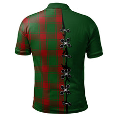 Clan Middleton Tartan Polo Shirt - Lion Rampant And Celtic Thistle Style OG95 Middleton Tartan Tartan Polo
