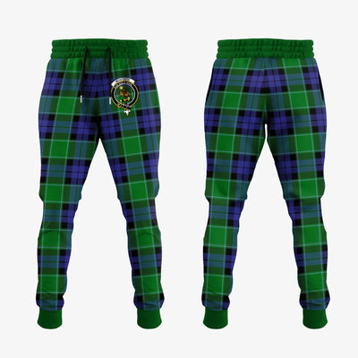 Clan Monteith Tartan Crest Jogger Sweatpants