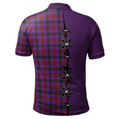Clan Montgomery Modern Tartan Polo Shirt - Lion Rampant And Celtic Thistle Style CK73 Montgomery Modern Tartan Tartan Polo