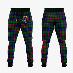 Clan Morrison Modern Tartan Crest Jogger Sweatpants AO50 Clan Morrison Tartan Today