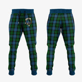 Clan Morrison Society Tartan Crest Jogger Sweatpants UV94 Clan Morrison Tartan Today