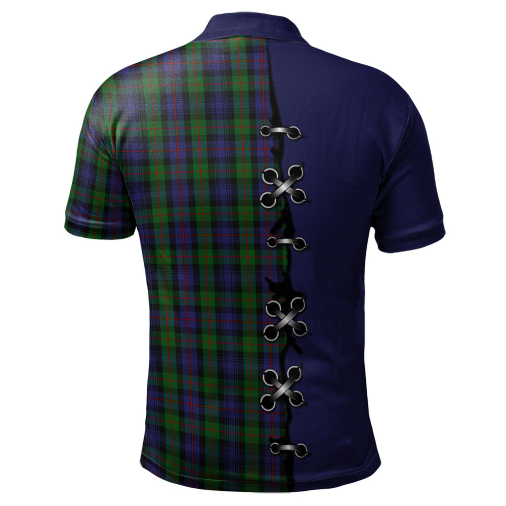 Clan Murray of Atholl Tartan Polo Shirt - Lion Rampant And Celtic Thistle Style BY21 Murray of Atholl Tartan Tartan Polo