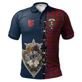 Clan Murray of Tullibardine Tartan Polo Shirt - Lion Rampant And Celtic Thistle Style VL68 Murray of Tullibardine Tartan Tartan Polo