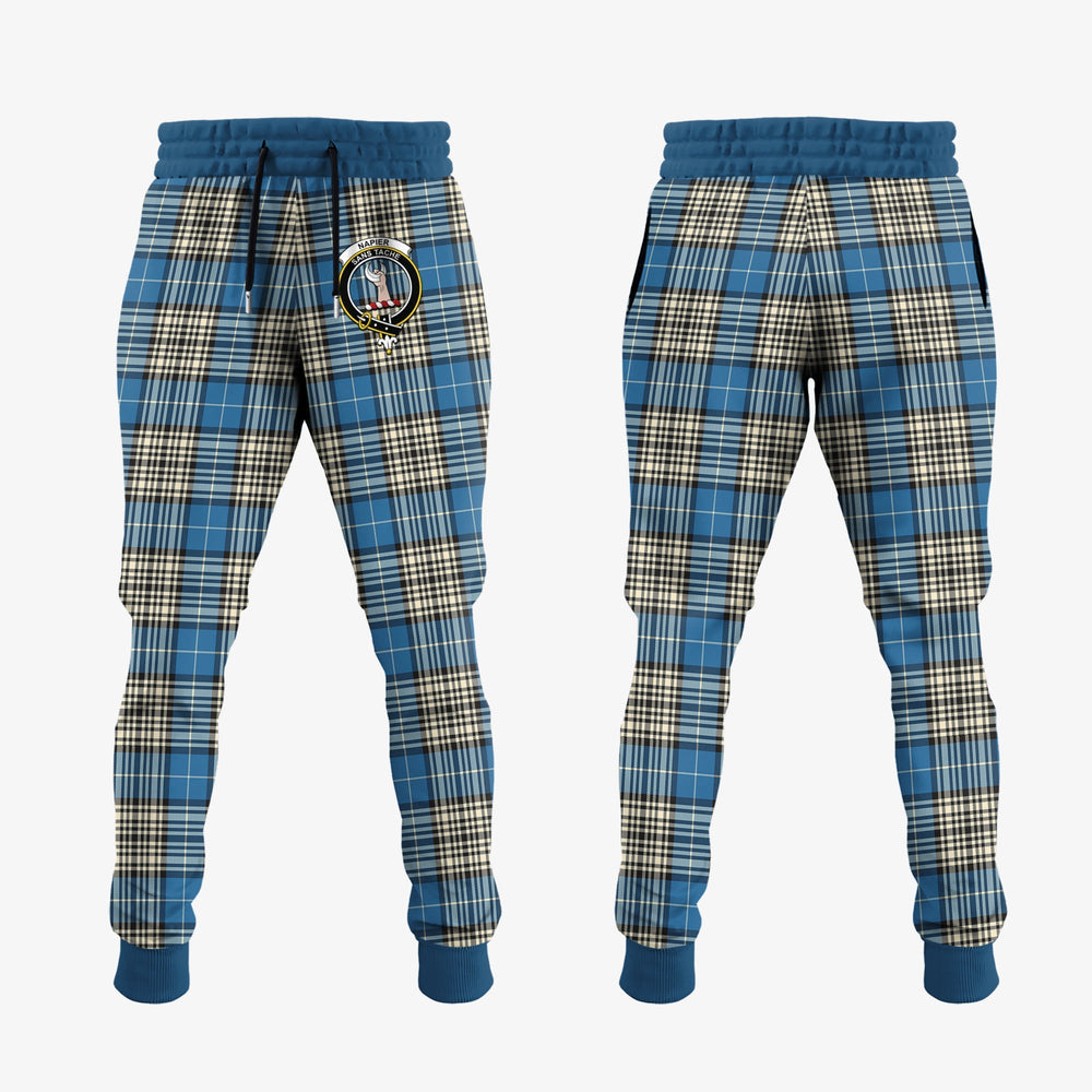 Clan Napier Ancient Tartan Crest Jogger Sweatpants IN85 Clan Napier Tartan Today