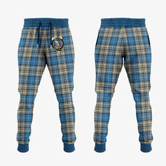 Clan Napier Ancient Tartan Crest Jogger Sweatpants IN85 Clan Napier Tartan Today