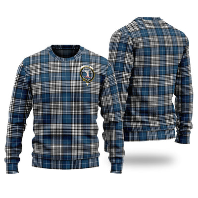 Clan Napier Modern Tartan Christmas Ugly Sweater JL83