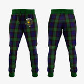 Clan Nicolson Green Hunting Tartan Crest Jogger Sweatpants RX70 Clan Nicolson Tartan Today