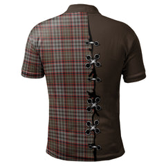Clan Nicolson Hunting Weathered Tartan Polo Shirt - Lion Rampant And Celtic Thistle Style UZ65 Nicolson Hunting Weathered Tartan Tartan Polo