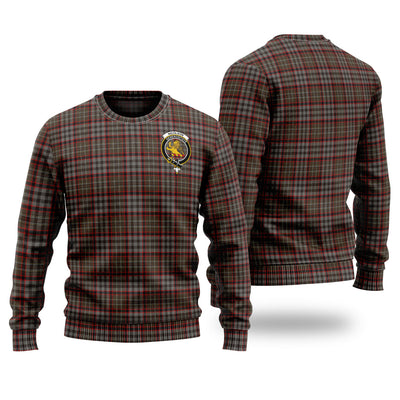 Clan Nicolson Hunting Weathered Tartan Christmas Ugly Sweater