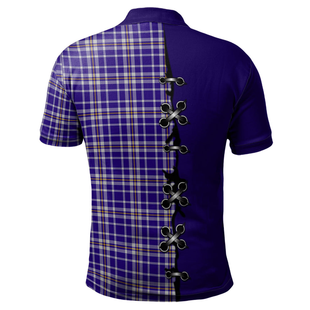 Clan Ochterlony Tartan Polo Shirt - Lion Rampant And Celtic Thistle Style ZI64 Ochterlony Tartan Tartan Polo