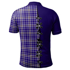 Clan Ochterlony Tartan Polo Shirt - Lion Rampant And Celtic Thistle Style ZI64 Ochterlony Tartan Tartan Polo