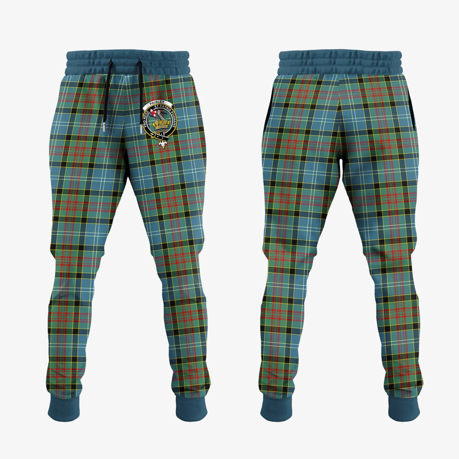 Clan Paisley Tartan Crest Jogger Sweatpants