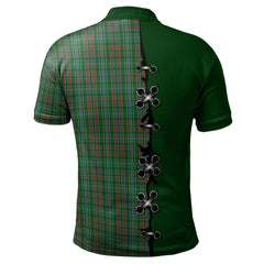 Clan Ralston USA Tartan Polo Shirt - Lion Rampant And Celtic Thistle Style DO10 Ralston USA Tartan Tartan Polo