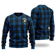 Clan Ramsay Blue Hunting Tartan Christmas Ugly Sweater XZ19 Ramsay Blue Hunting Tartan Tartan Sweater