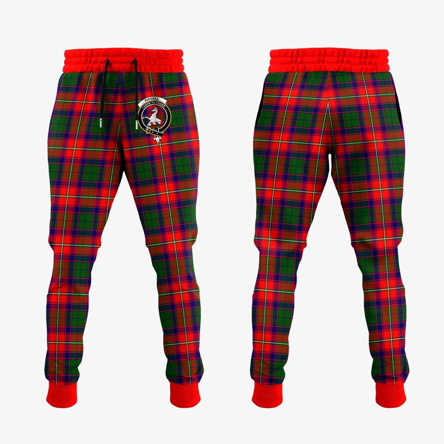 Clan Riddell Tartan Crest Jogger Sweatpants