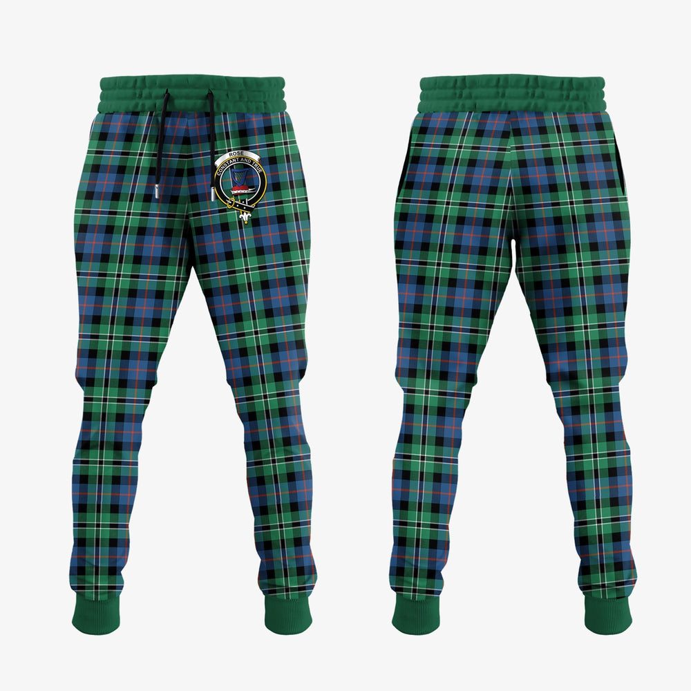 Clan Rose Hunting Ancient Tartan Crest Jogger Sweatpants HN21 Clan Rose Tartan Today