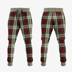 Clan Rose White Dress Tartan Crest Jogger Sweatpants QZ42 Clan Rose Tartan Today