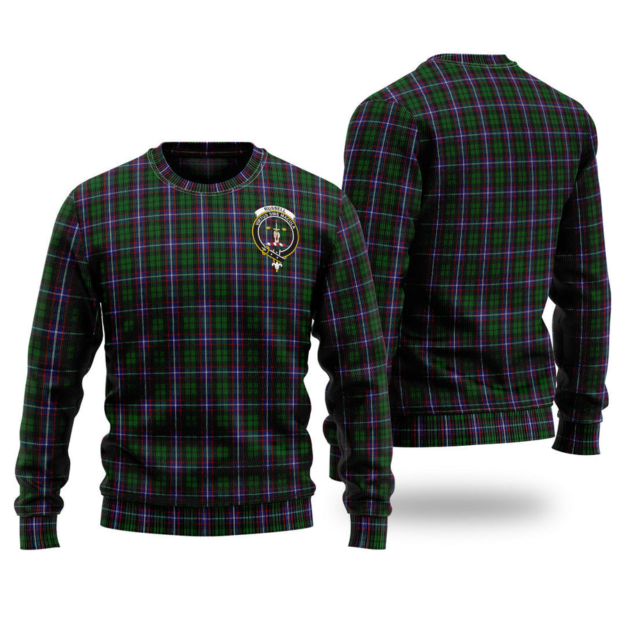 Clan Russell Tartan Christmas Ugly Sweater NI70 Russell Tartan Tartan Sweater