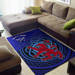 Scotland Area Rug Scotland Symbol With Celtic Patterns