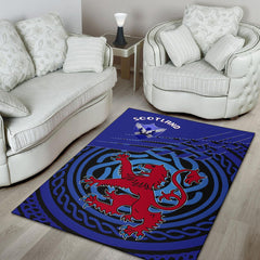 Scotland Area Rug Scotland Symbol With Celtic Patterns
