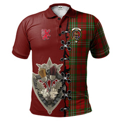 Clan Scott Tartan Polo Shirt - Lion Rampant And Celtic Thistle Style IN78 Scott Tartan Tartan Polo