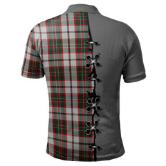 Clan Scott Dress Tartan Polo Shirt - Lion Rampant And Celtic Thistle Style ZF63 Scott Dress Tartan Tartan Polo